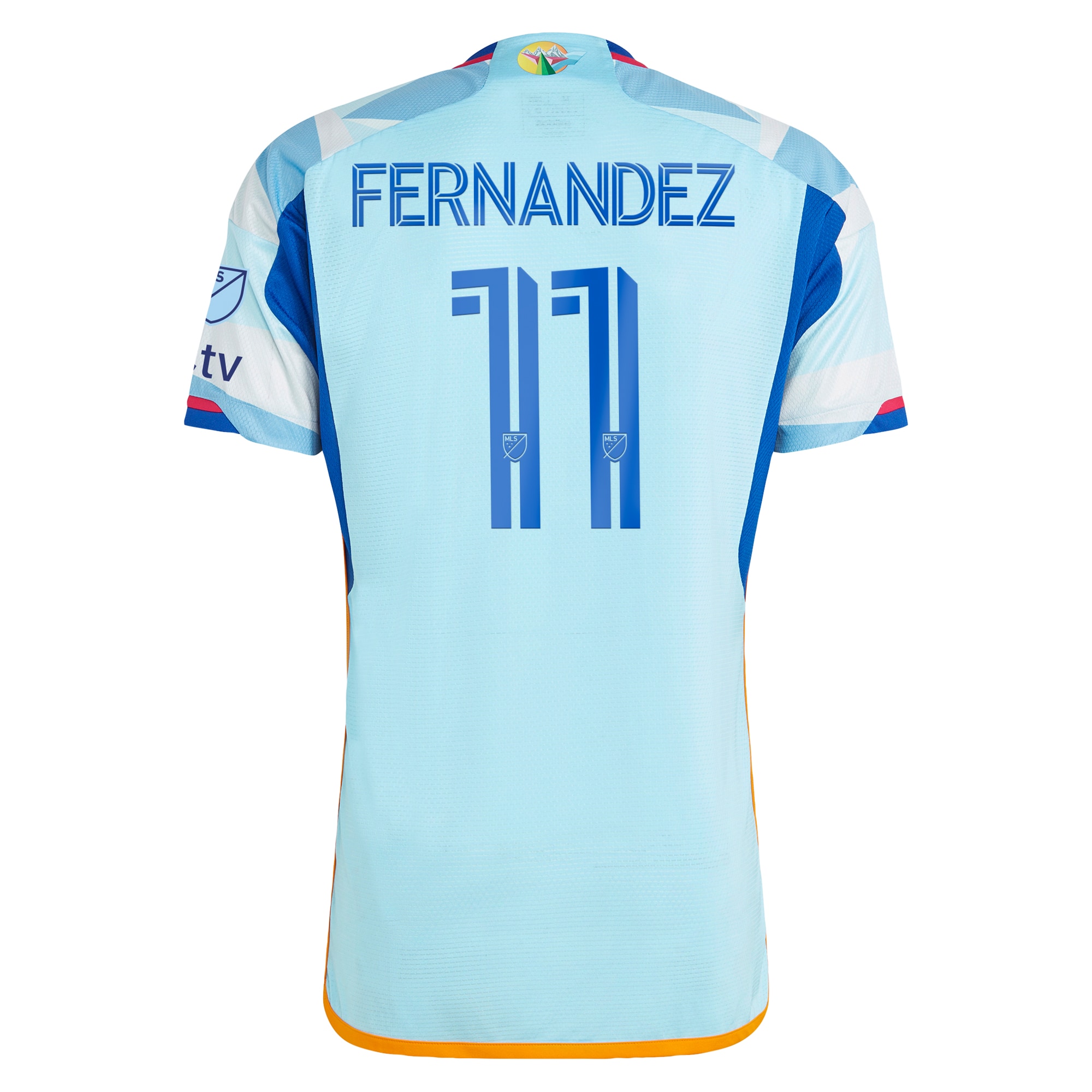 [JED] Omir Fernandez Colorado Rapids 2024 New Day Kit Authentic Player Jersey - Light Blue