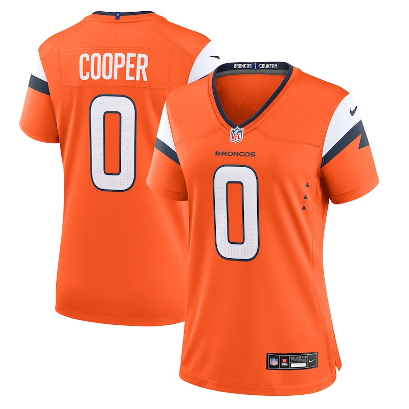 None Jonathon Cooper Team Captain DEN Broncos Official Jersey