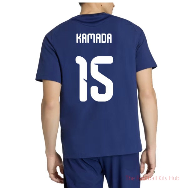[SPK] 2026/27 Japan Tiro Travel Tee Dark Blue Kamada 15
