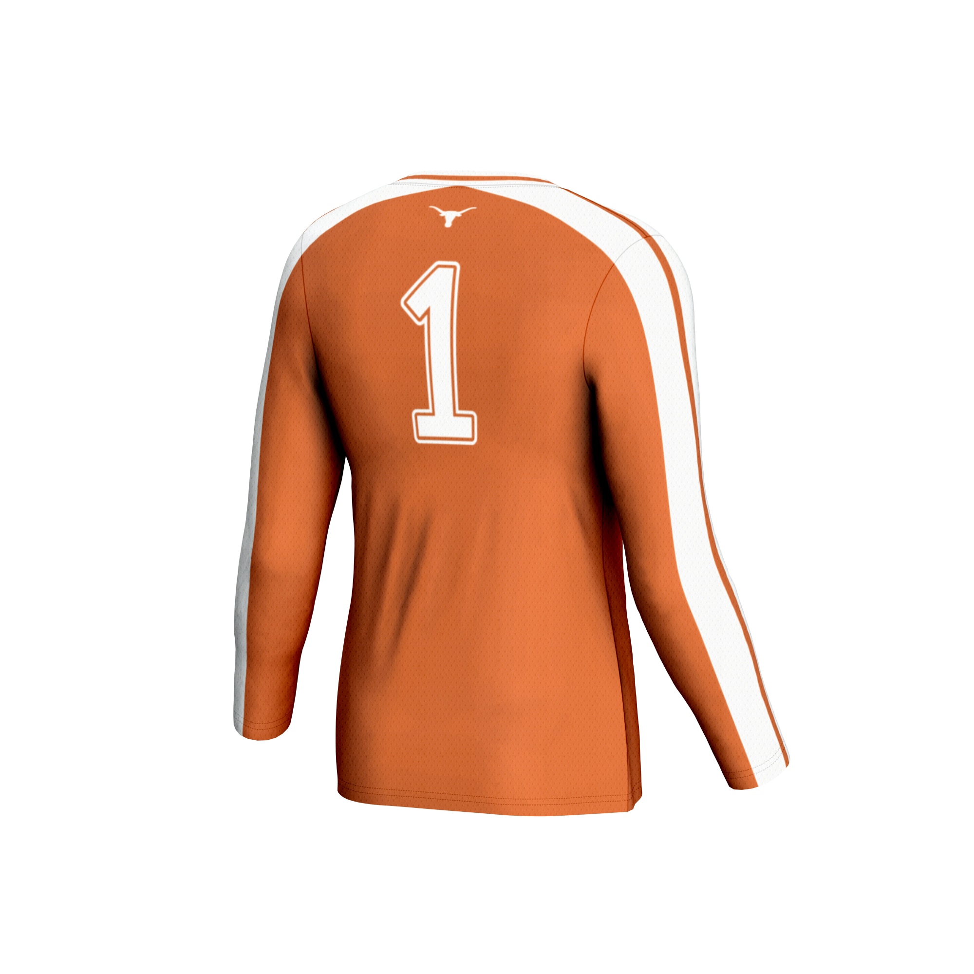 [NJP] Texas Longhorns GameDay Greats Unisex #1 Lightweight Volleyball Fashion Jersey - Burnt Orange