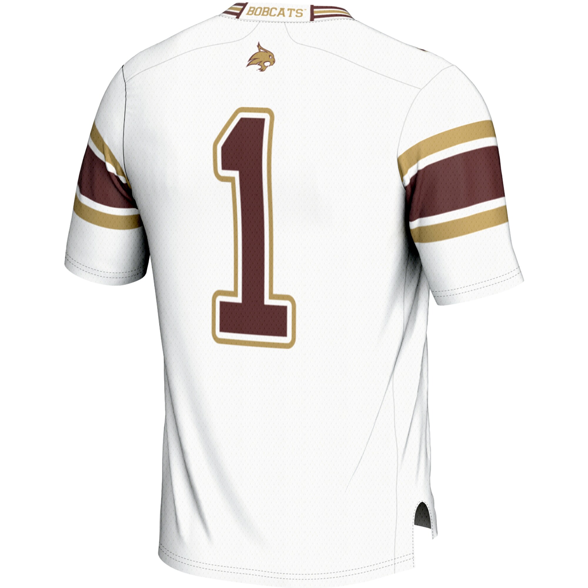 #1 Texas State Bobcats GameDay Greats Endzone Football Jersey - White