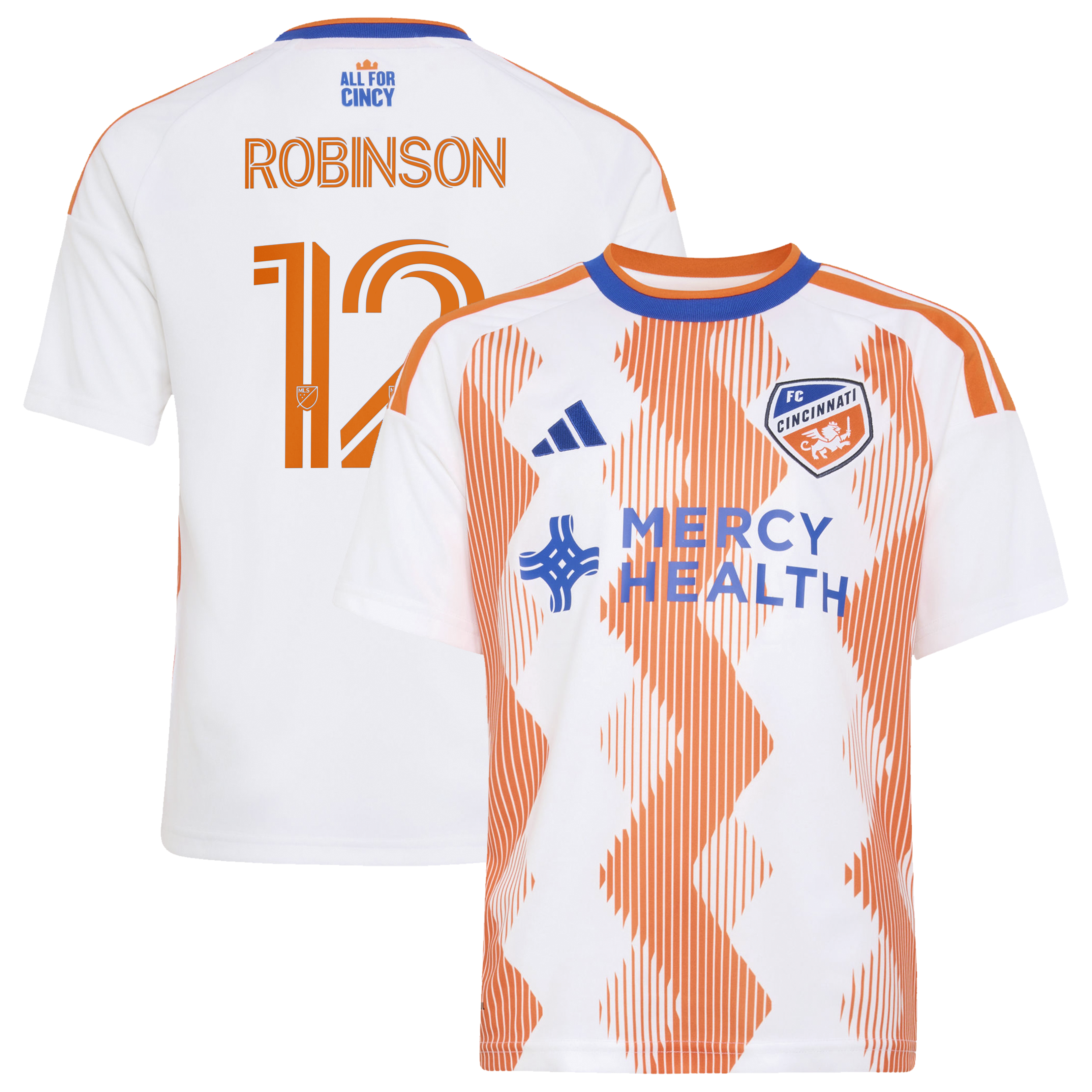 [JED] Miles Robinson FC Cincinnati Youth 2026 The Seven Hills Kit Replica Jersey - White