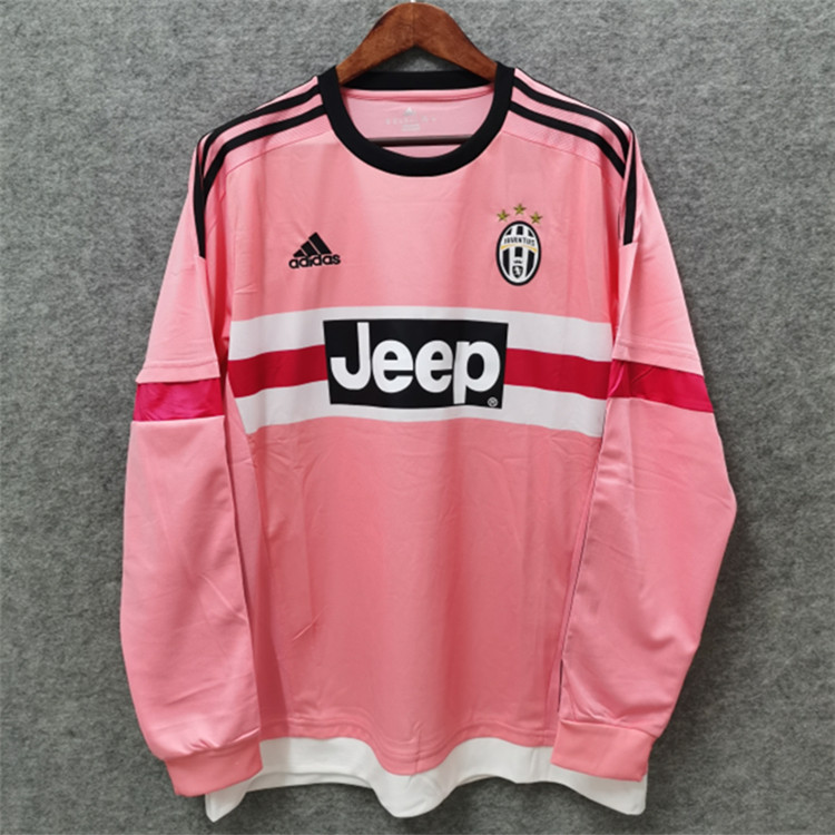 High Quality Lightweight Juventus 1516 Retro Long Sleeve Away Shirt