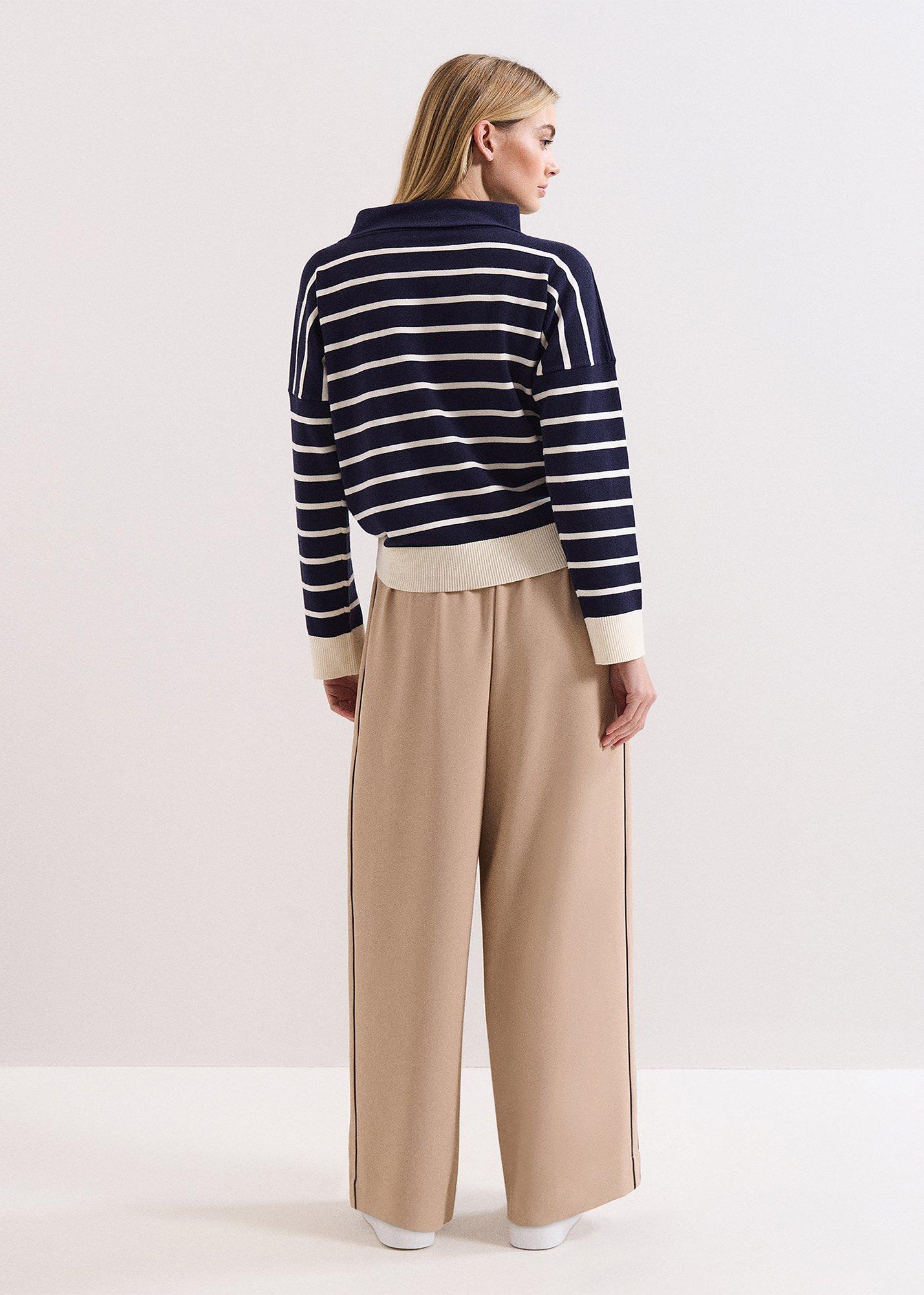 Petite Skye Pull On Side Stripe Trousers