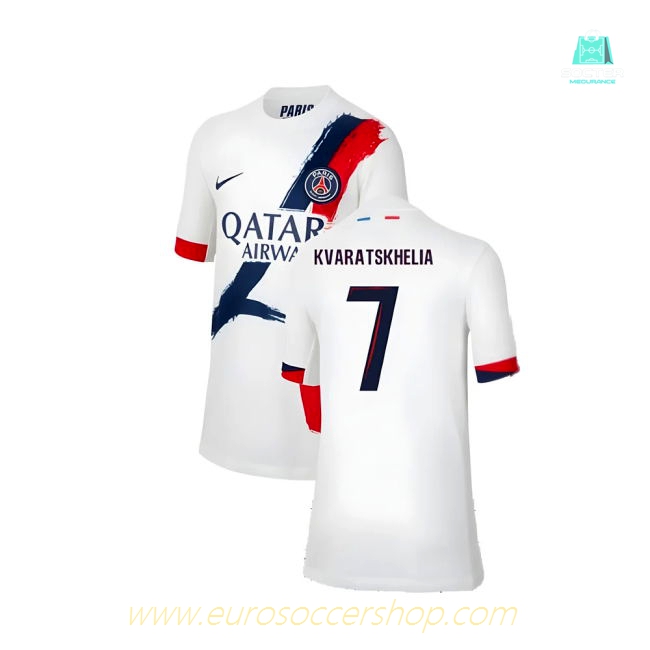 2024-2025 PSG Away Shirt (Kids) (Kvaratskhelia 7)