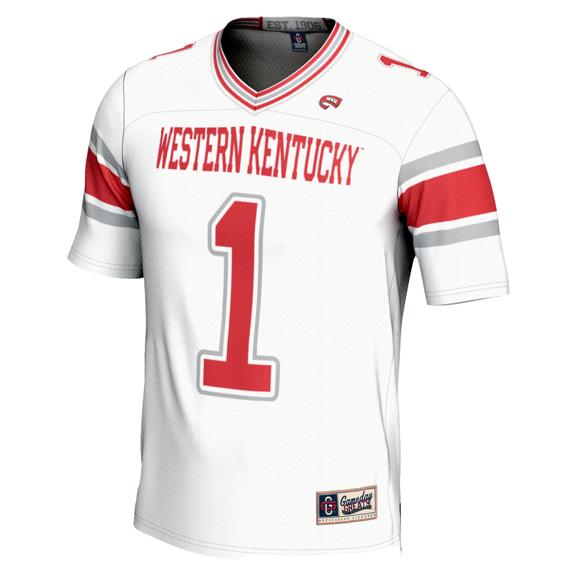 [NJP] Western Kentucky Hilltoppers GameDay Greats Endzone Football Jersey - White