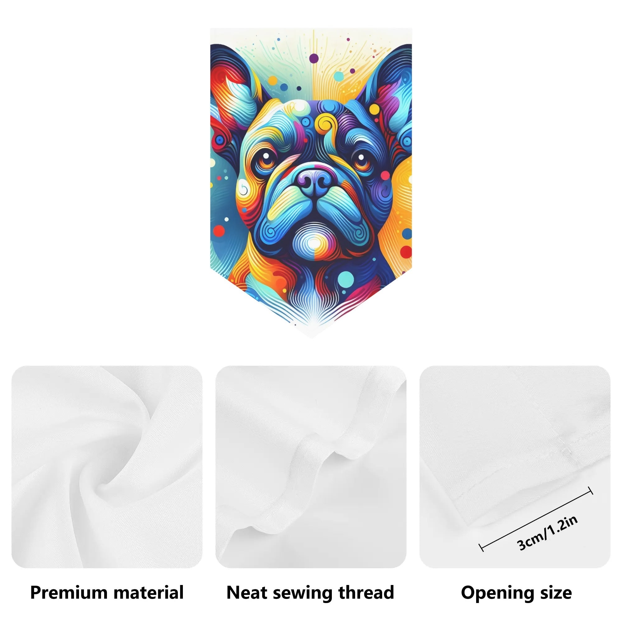 Nova - Bulldog Garden Flag Banner Paw Protection | Safe For Paws