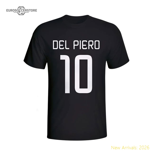 Premium-grade Alessandro Del Piero Black And Whites Hero T-shirt (b