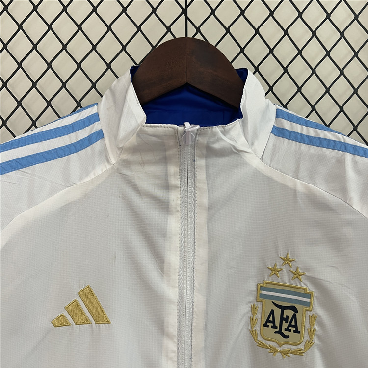 2024 Argentina Reversible Trench Jacket WhitePurple - Official