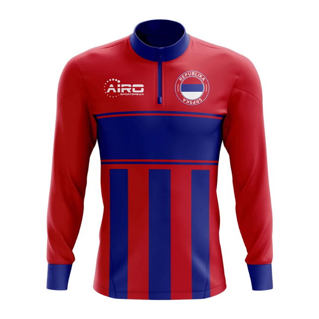 Premium Republika Srpska Concept Football Half Zip Midlayer Top