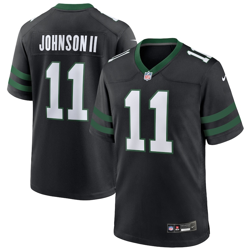 None Jermaine Johnson II NY Jets Retro Elite Jersey Game Day Wear