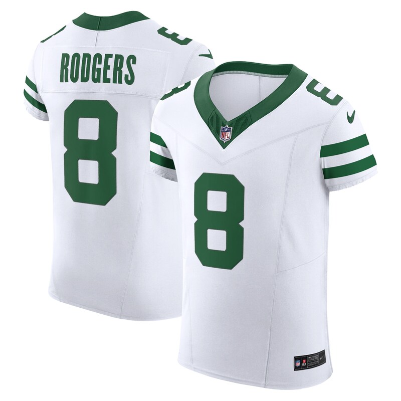 None Aaron Rodgers NY Jets Iconic Genuine Jersey Football Apparel