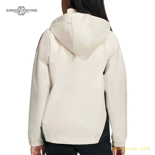 2025-2026 Liverpool Allweather Jacket (White) - Kids