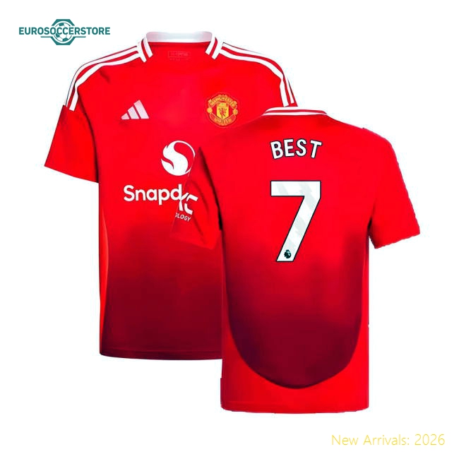 Man Utd Kids Best Safe Jersey Performance Fabric Lightweight