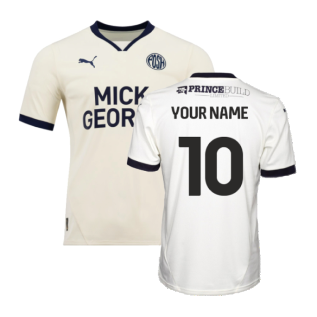 2024-2025 Peterborough United Away Shirt (Your Name) | Professional