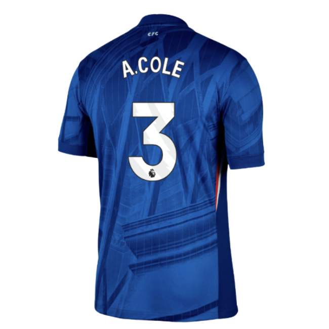 Match Day Chelsea Chelsea Home Shirt A Cole #3 Superior Craftsmans...