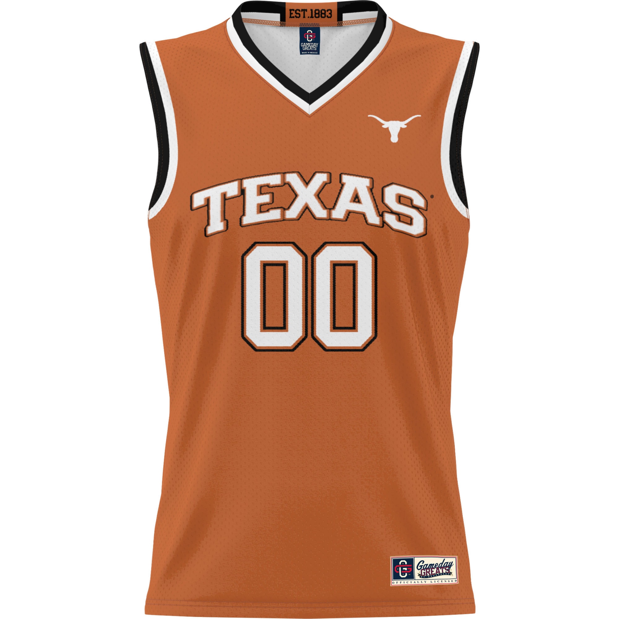 [NJP] Texas Longhorns GameDay Greats Unisex Lightweight NIL Pick-A-Player Women's Basketball Jersey - Orange