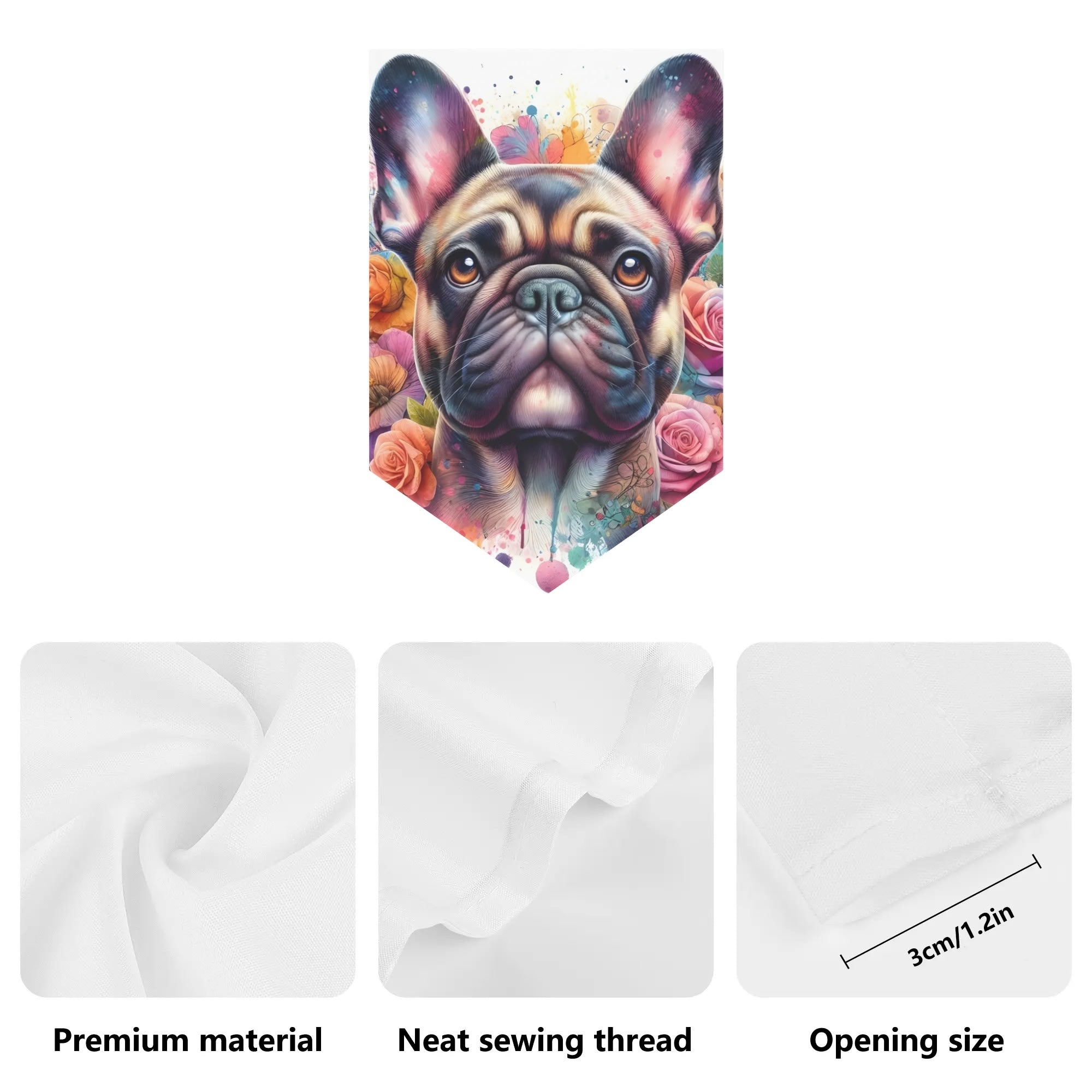 French Bulldog Penelope Garden Flag Banner Practical Pet Supply