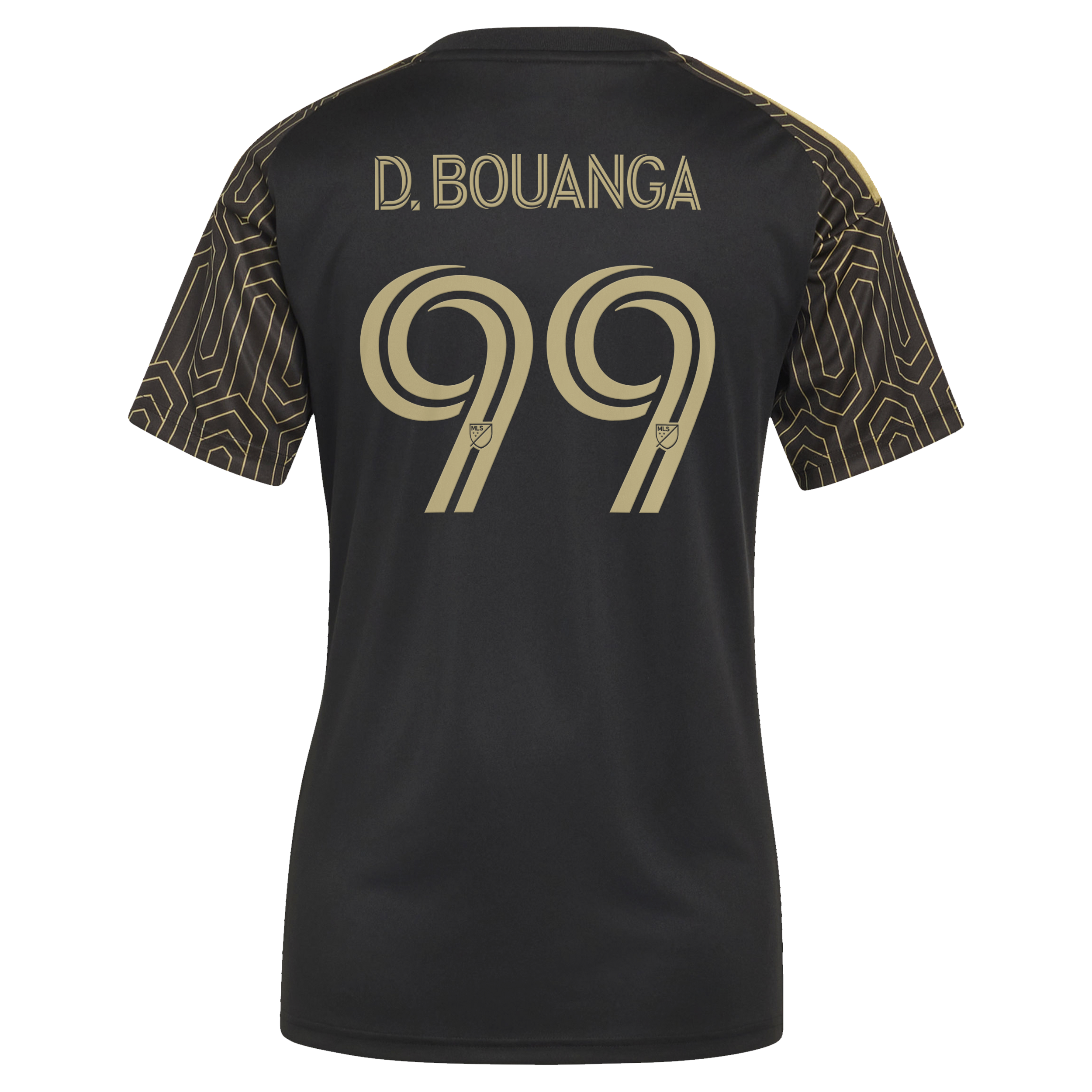 [SJH] Denis Bouanga LAFC Women's 2026 Primary Kit Replica Jersey - Black
