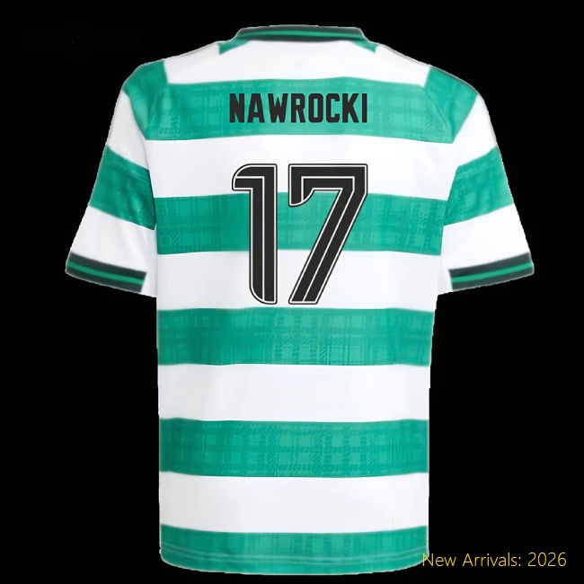 2025-2026 Celtic Home Shirt - Kids (Nawrocki 17)