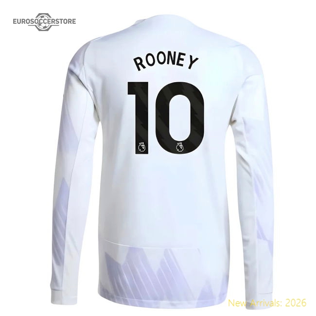 First-class Premier League Team Away Rooney Jersey 2025-2026 Quick-dry