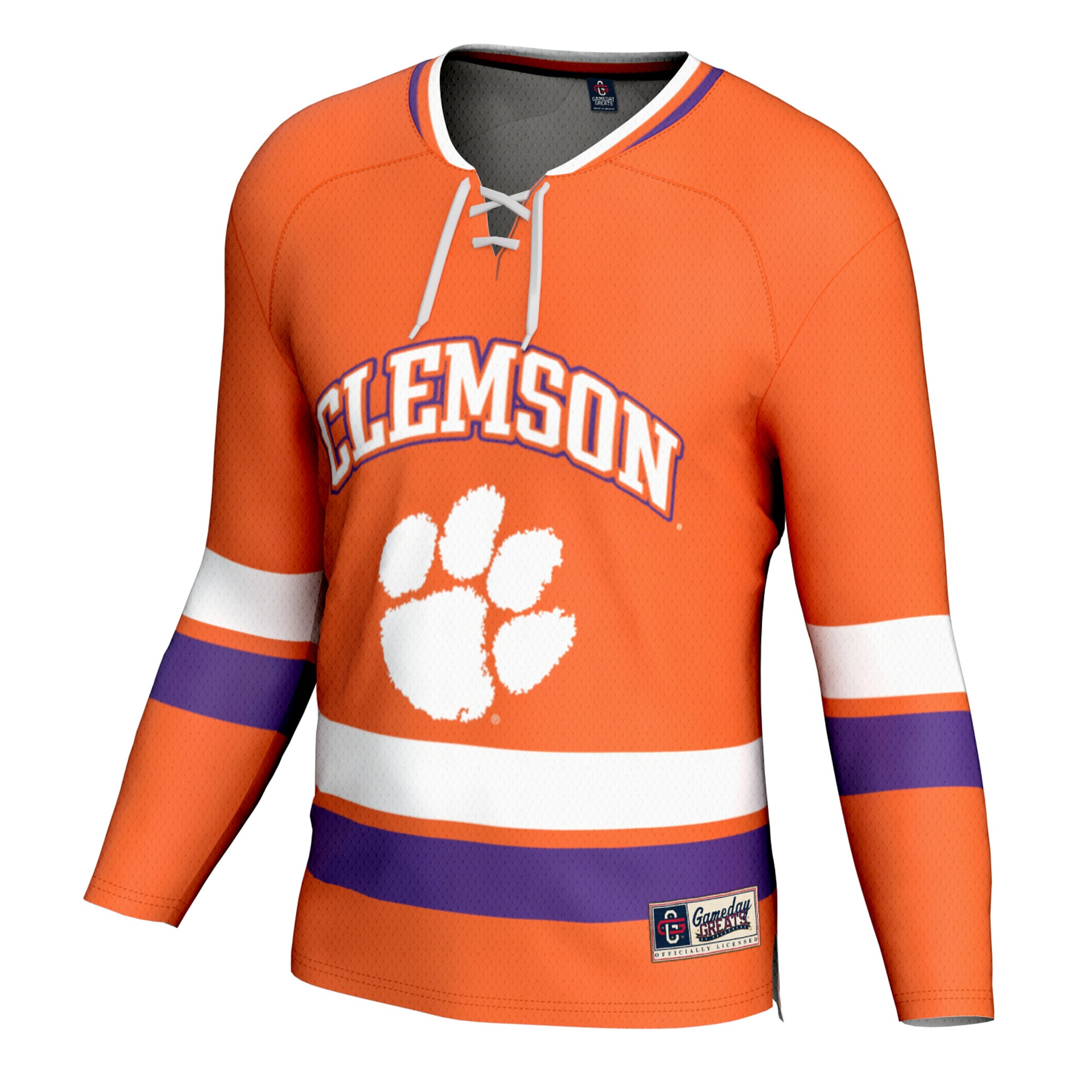 [DDG] Clemson Tigers GameDay Greats Youth Spirit Hockey Jersey - Orange