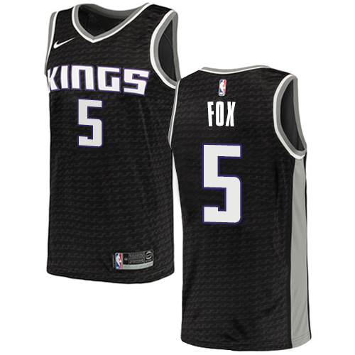 Clippers Black Sacramento Kings #5 Nike Jersey - Budget-Friendly
