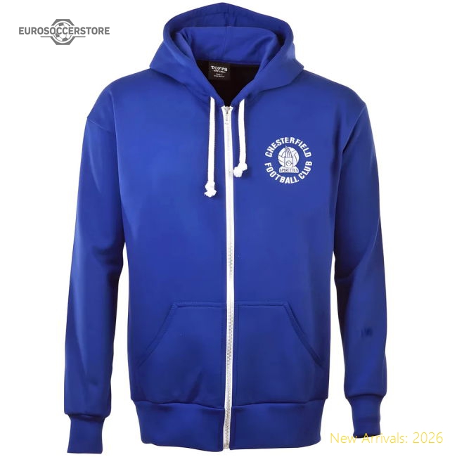 Chesterfield Fc Zipped Hoodie - Royal - Match Day Jersey