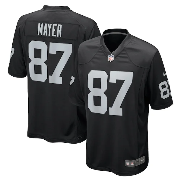 None Michael Mayer Game Jersey - Black | NFL Player Jersey | NFL Footb