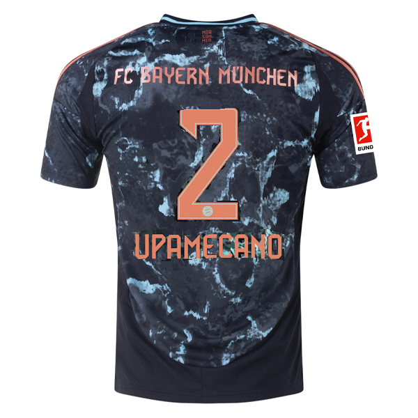 Bayern Munich Upamecano 2024-2025 Bun Away Jersey – Authentic Shirt