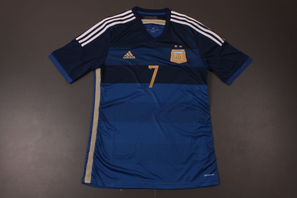 Premium Quality Argentina 1415 Away Soccer Shirt 7 DI MARIA