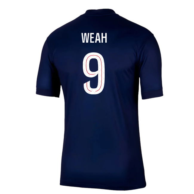 PSG Soccer Club Collectible Home Unique Shirt (Weah 9)