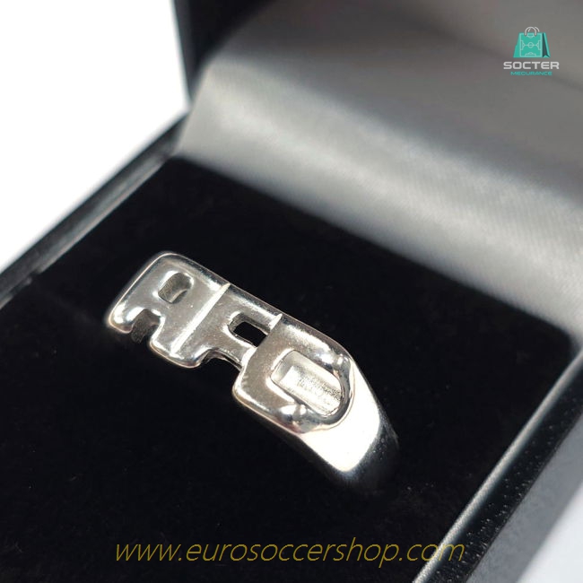 Arsenal FC Sterling Silver AFC Ring - U