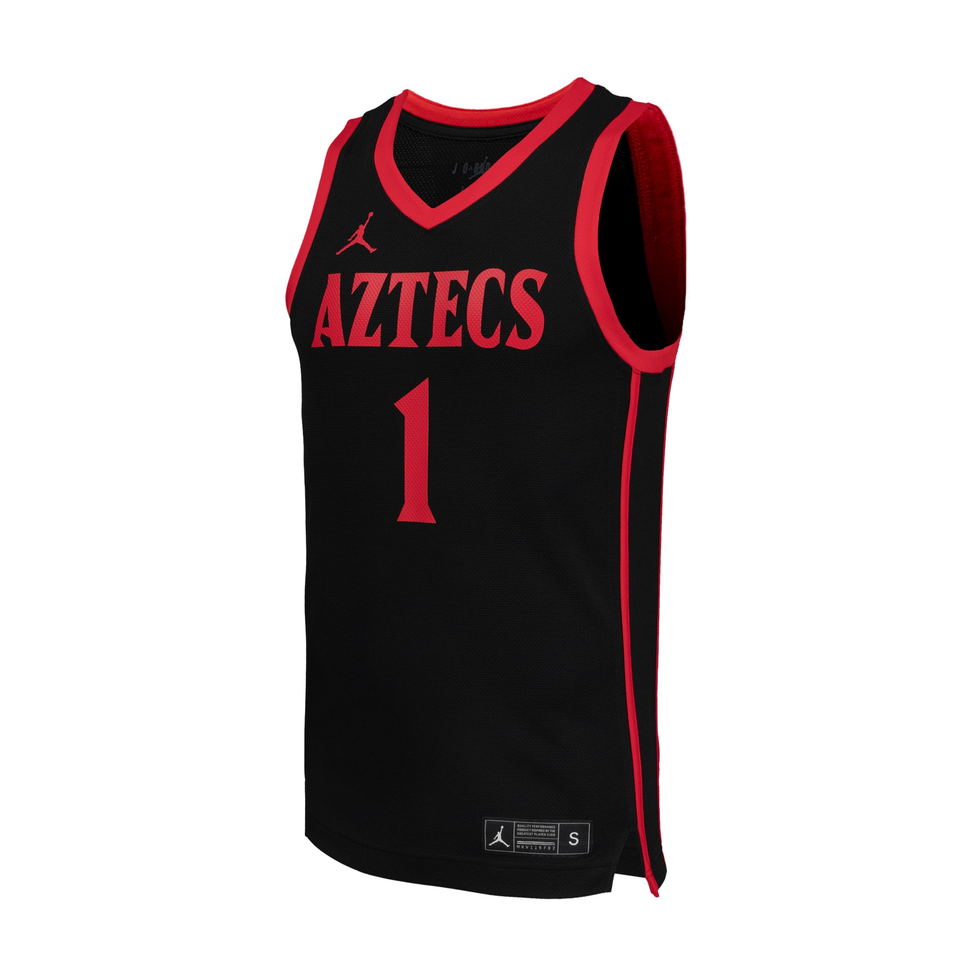 [DDG] San Diego State Aztecs Replica Basketball Jersey - Black