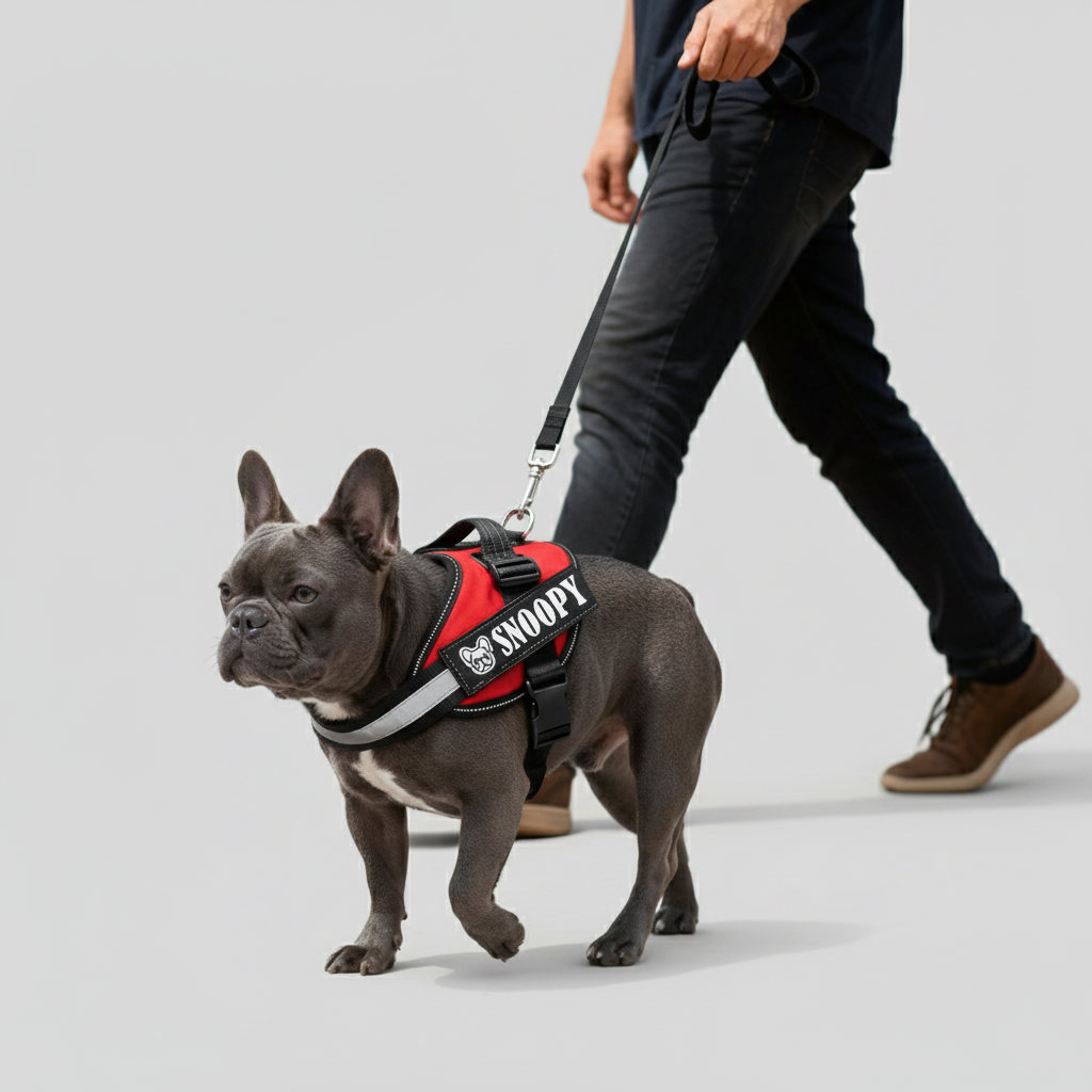 SQUIRREL - Personalized French Bulldog Harness