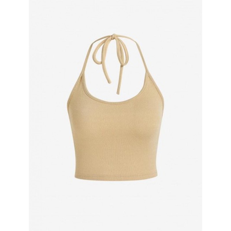 Ribbed Knit Halter Shrug Cold Shoulder Top Set WV0415