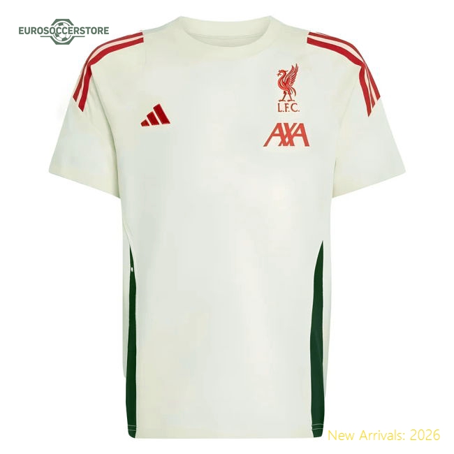 2025-2026 Liverpool Training Tee (White) - Kids