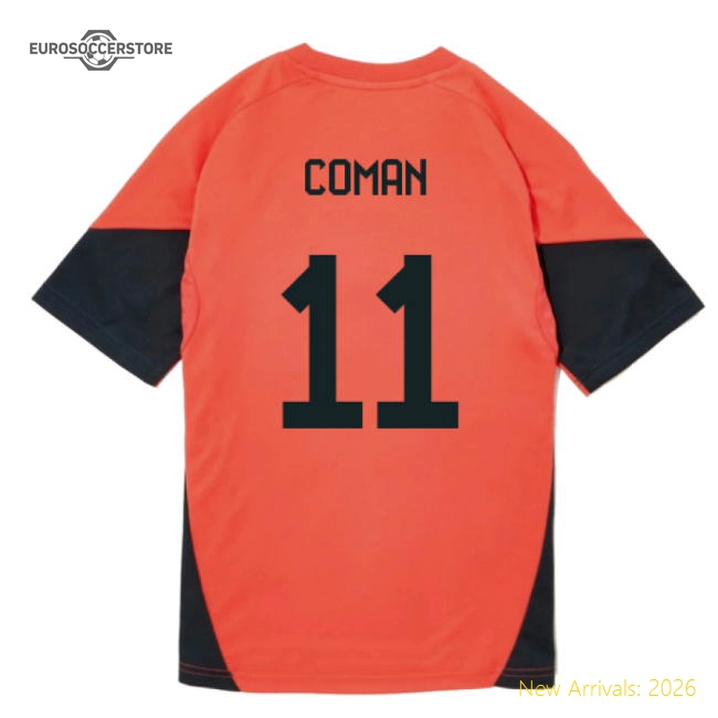 2025-2026 Bayern Munich Training Shirt (Easy Coral) - Kids (Coman 11)