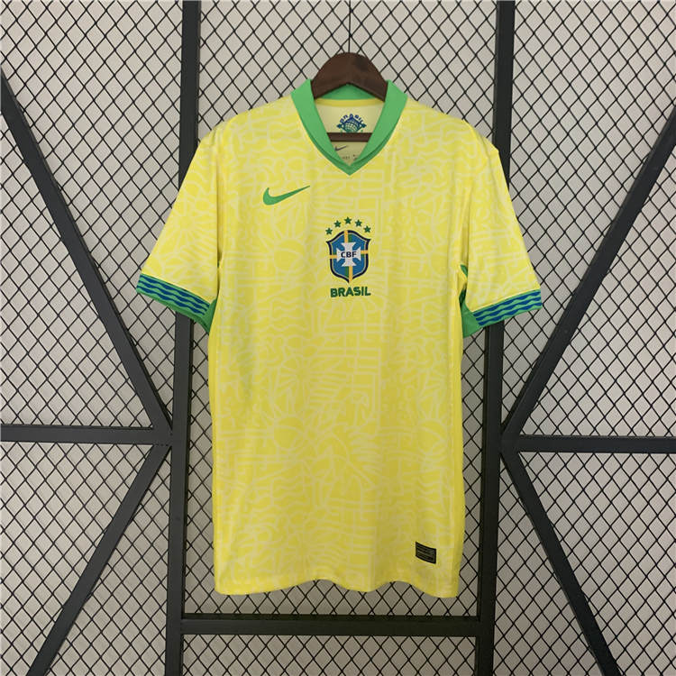 Licensed High Performance BRAZIL COPA AMERICA 2024 HOME SHIRT