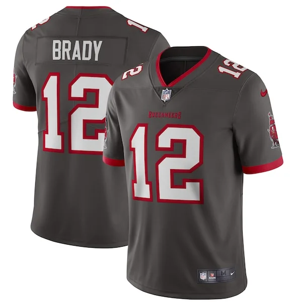None Tom Brady Limited Jersey - Pewter | NFL Player Jersey | NFL Footb