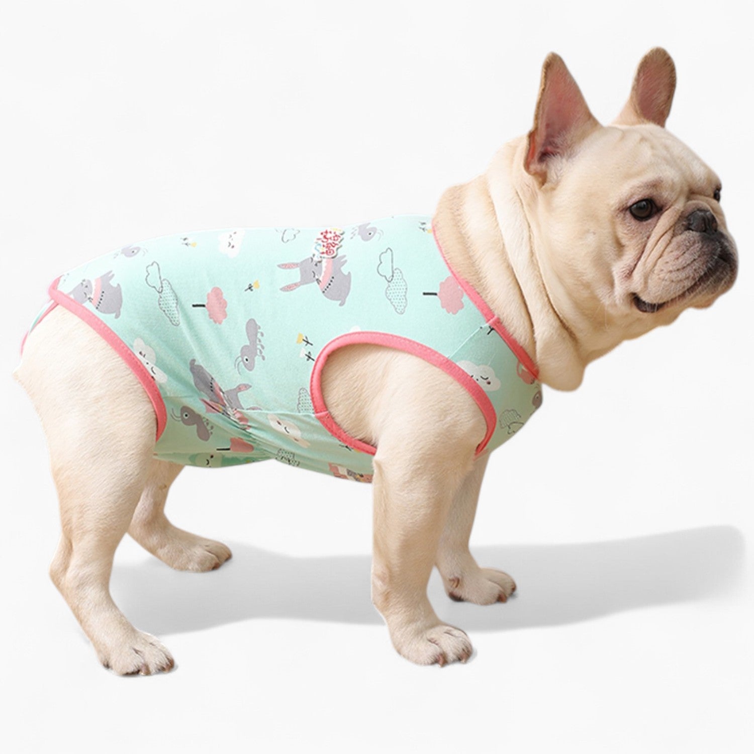 Bulldog Physiological Pants – Cute Comfy Cotton Pants Paw Protection