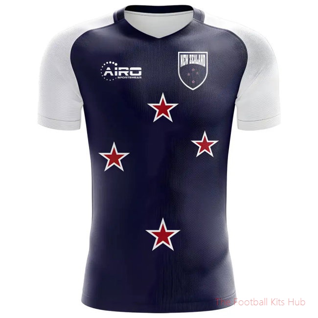 2025-2026 New Zealand Flag Concept Football Shirt - Womens