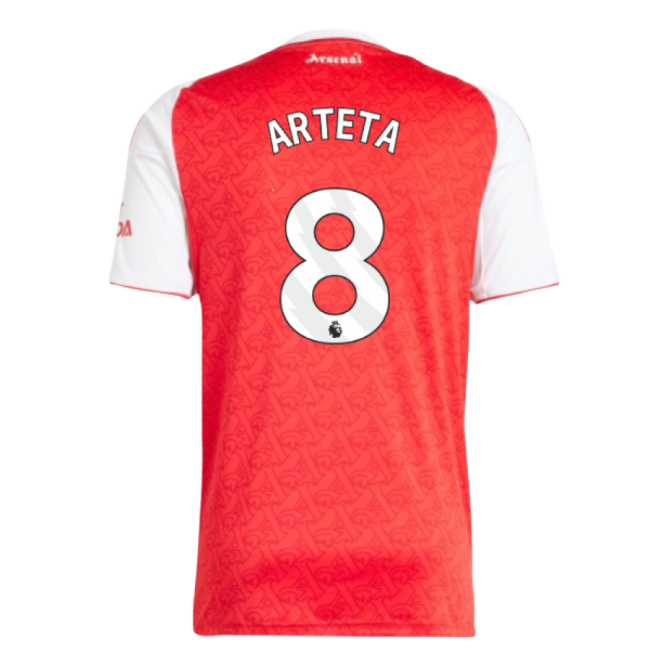 2025-20 Arsenal Home Shirt with Arteta 8 L M S