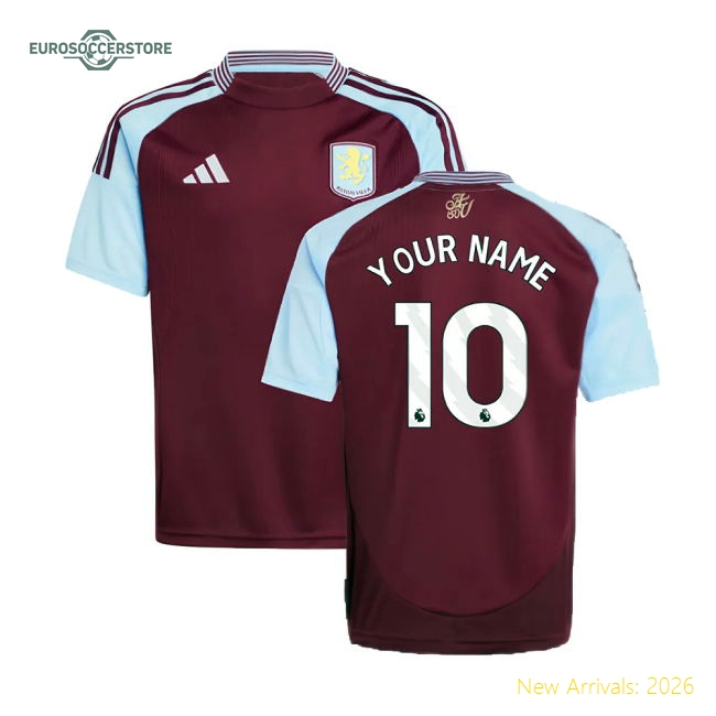 Aston Villa Children 2024 Home Jersey Shirt Football Fan For Football Fans