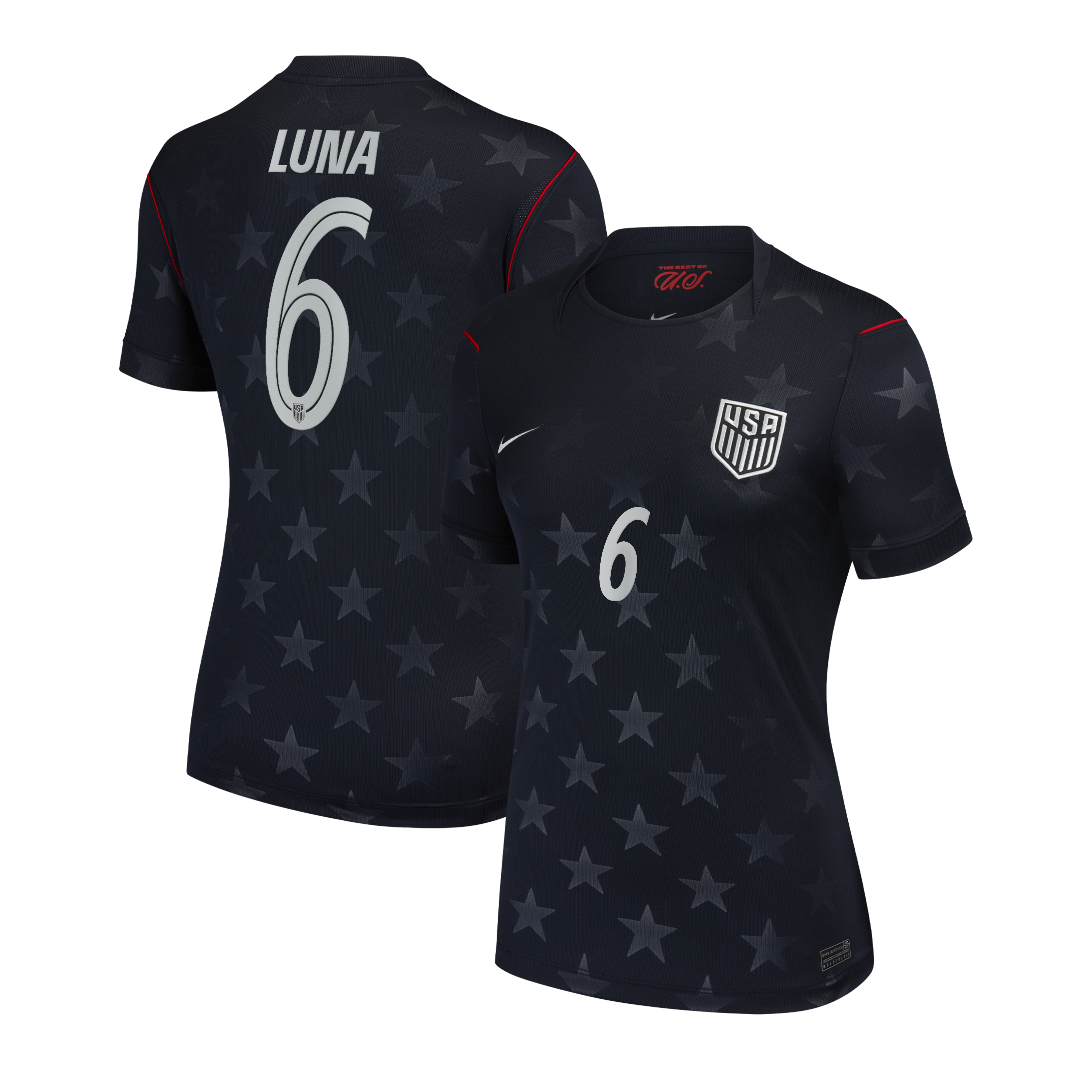 [SJH] Diego Luna USMNT Women's 2026/27 Away Stadium Replica Jersey - Blue