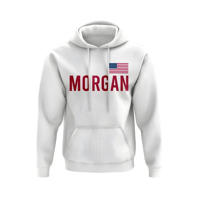 Collector'S-Item Aero-Dynamic Alex Morgan Usa Name Hoody (White)