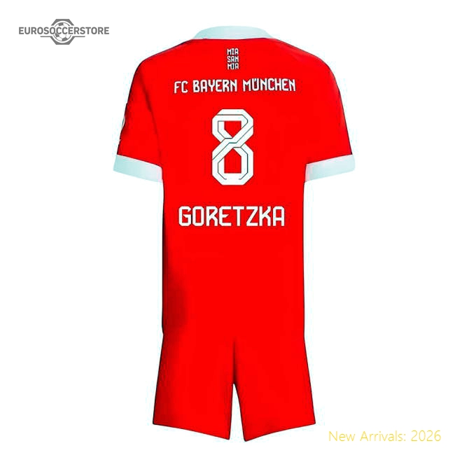 Match-Day 2025-2026 Bayern Munich Home Mini Kit (Goretzka 8)