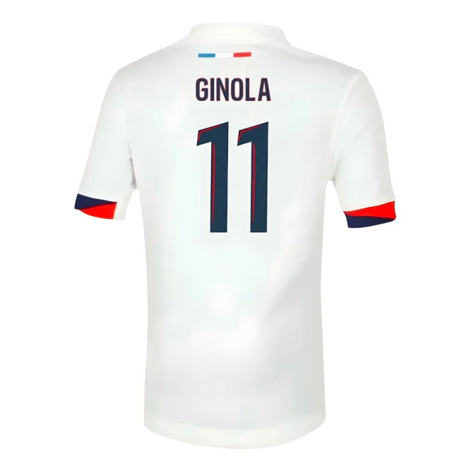 2025-2026 PSG Away Shirt (Sponsorless) - Kids (Ginola 11)