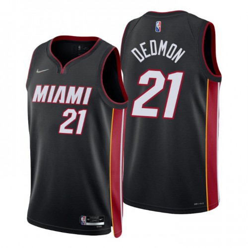 Heat Black Miami Heat #21 Nike Jersey - Value-Priced Game Day Wear