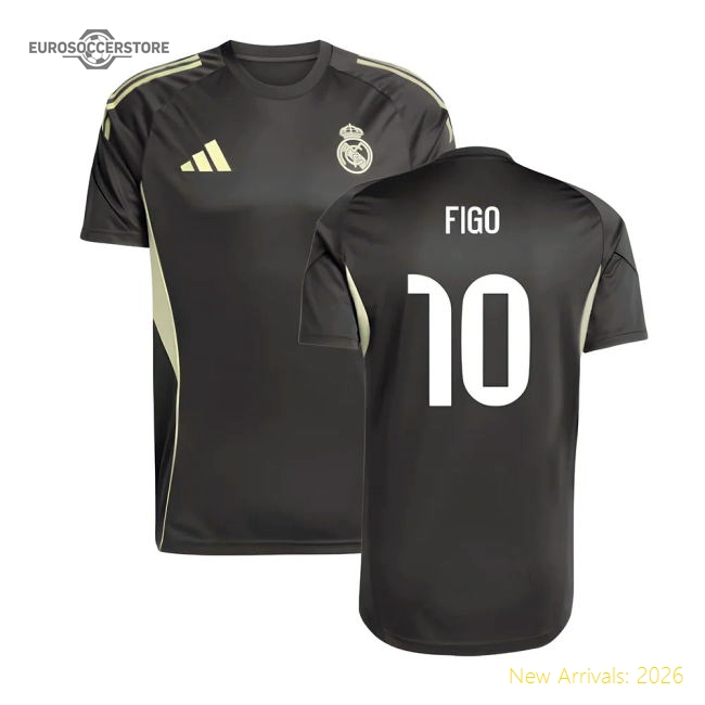 Official 2025-2026 Real Madrid Training Jersey (Utility Grey) (Figo